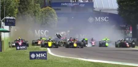 F2: largada accidentada en el Sprint en Imola