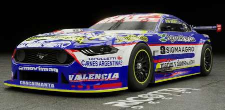 TC: ¡TREMENDO! Así lucirá el Mustang que Germán Todino estrenará en Concepción