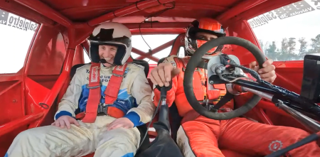 TC: así es una vuelta a fondo en el Torino retro del Pato Di Palma en Rafaela