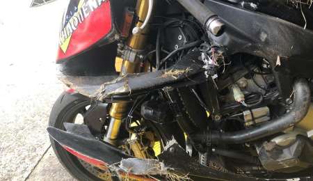 La primera pegada del día fue para Ramiro Gandola 