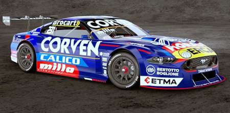 TC: Urcera reveló el diseño del Mustang que estrenará en Concepción