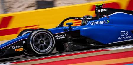 F2: ¡Colapinto a fondo! Leve roce contra el muro en plena Qualy en Mónaco