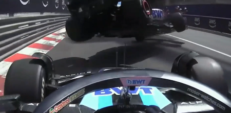 F1: ¡Casi lo vuelca! Alpine y un insólito incidente entre sus dos pilotos en Mónaco