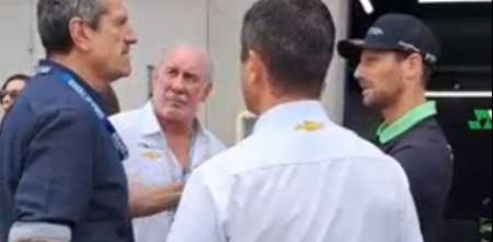 IndyCar: Gunther Steiner visitó a Romain Grosjean en el box del Juncos Hollinger Racing