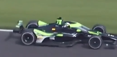 IndyCar: Canapino y un mensaje por radio que ilusiona: "Soy muy rápido"