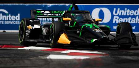 IndyCar: Canapino, al borde del top diez en el inicio en Detroit
