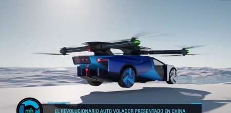 El revolucionario auto volador presentado en China