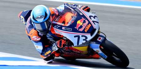 Valentín Perrone tras su primer triunfo en la MotoGP Rookie Cup: "Llegó la esperada victoria"