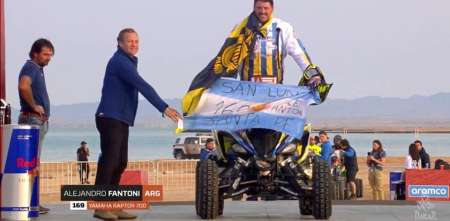 Desafío Ruta 40: Fantoni, el piloto que une deporte motor y fútbol