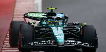 F1: Alonso se impuso en un cierre de viernes marcado por la lluvia en Canadá