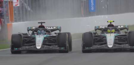 F1: ¡El duelo de los Mercedes! Russell y Hamilton batallaron para llegar al podio en Canadá