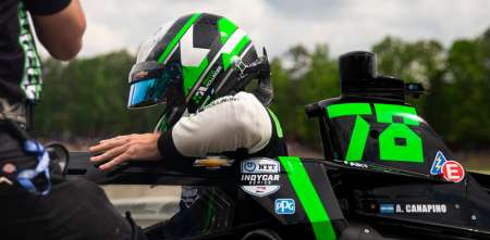 IndyCar: la positiva enseñanza que se llevó Canapino después de los sucedido en Road America