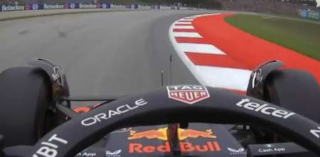 F1: ¡A bordo! La tremenda vuelta de pole de Verstappen es Barcelona 2023