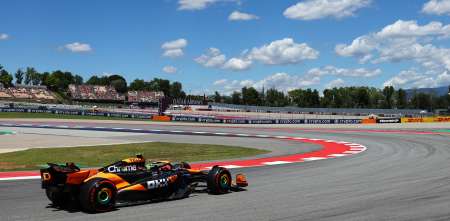 F1: Norris dominó el primer entrenamiento en el GP de España