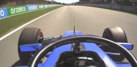 F2: la vuelta con la que Colapinto quedó a seis milésimas de la pole
