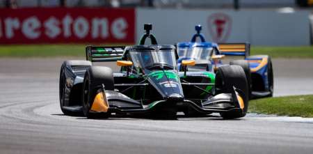 IndyCar: Canapino terminó 13ro en el comienzo de la acción en Laguna Seca