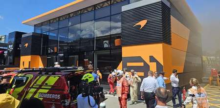 F1: ¡Atención! Un incendio causó preocupación en el GP de España