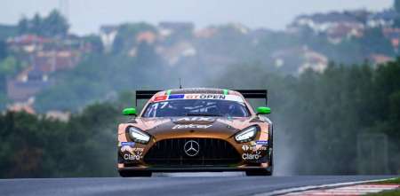GT Open: Marcos Siebert subió al podio en la primera carrera en Hungría