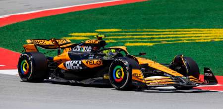 F1: Norris destronó a Verstappen sobre el final y se quedó con la pole del GP de España