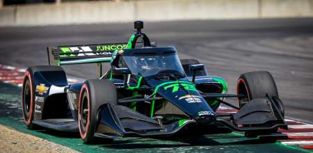 IndyCar: Agustín Canapino largará 13ro en Laguna Seca
