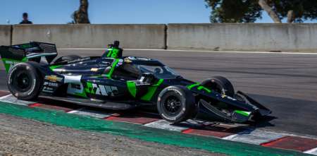 IndyCar: Canapino se metió tercero en el warm-up de Laguna Seca