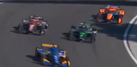 IndyCar: Canapino esquivó a Lundgaard y evitó un accidente