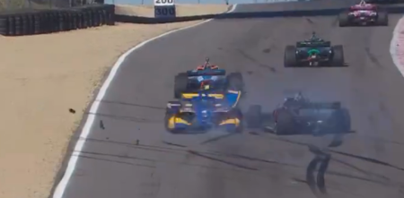 IndyCar: la situación que complicó la carrera de Canapino en Laguna Seca