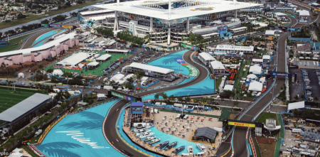 El estadio donde jugará Argentina el sábado es el centro del GP de Miami de Fórmula 1