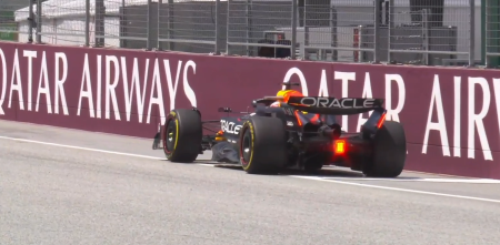 F1: Verstappen obligó a sacar la bandera roja durante el primer entrenamiento en Austria
