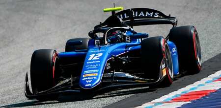 F2: Colapinto se metió en el Top 5 de la clasificación en Austria