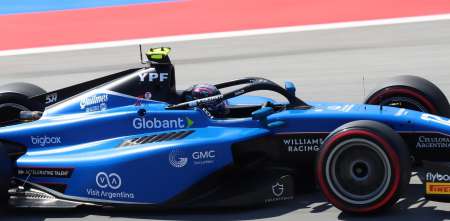 F2: Colapinto quedó a las puertas del Top 3 en la clasificación en Silverstone