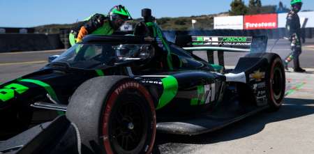 IndyCar: Canapino cumplió con el viernes en Mid Ohio