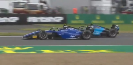 F2: Colapinto y una maniobra para el aplauso en la Feature Race en Silverstone