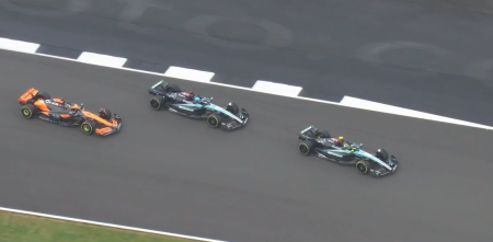 F1: la lluvia llegó a Silverstone y Norris tomó la punta