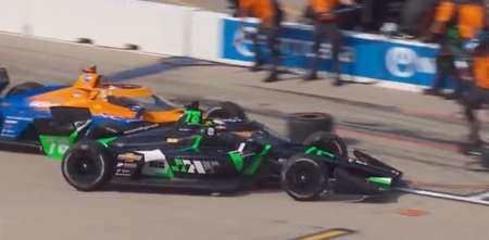IndyCar: ¿Qué pasó entre Agustín Canapino y Scott Dixon en el entrenamiento de Iowa?
