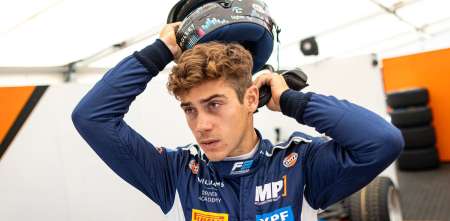 F2: la indicación que recibió Colapinto durante el Sprint en Hungría