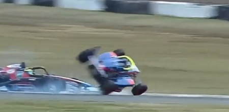 Fuerte vuelco de Franco Ledesma en el Mouras de La Plata