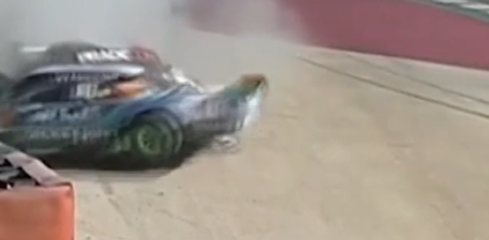 Fuerte accidente en la final del TC Pista en El Villicum