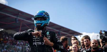 F1: "Desgarrador", la reacción de Russell a su descalificación en Bélgica