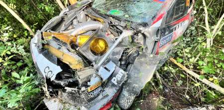 WRC: Rovanperä se accidentó y quedó sin chances de pelear por el Rally de Finlandia
