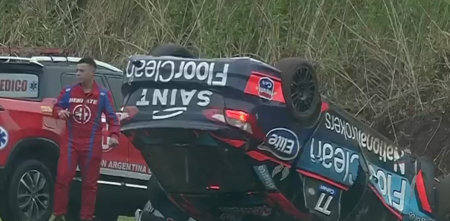 TN: el vuelco que provocó la salida del Pace Car en la final de la Clase 3 en Oberá
