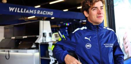 La reacción de Colapinto cuando se enteró que iba a subirse a un F1 en Silverstone