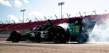 IndyCar: ¿Cómo le fue al auto que usaba Canapino en la clasificación de Gateway?