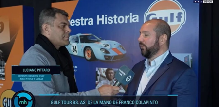 VIDEO: «Es un orgullo que desde Gulf acompañemos a Colapinto y a Williams en la F1»