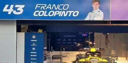 F1: el box de Colapinto en Monza ya está armado, ¿Con un error de nombre?