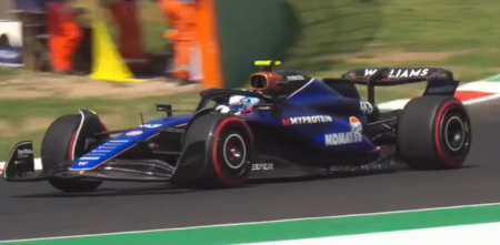 F1: ¡Al límite! Colapinto aceleró con el Williams en Monza
