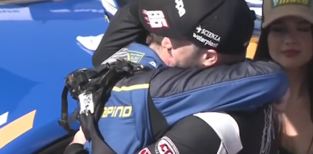 TN en Buenos Aires: el abrazo entre Matías y Agustín Canapino tras la carrera de invitados