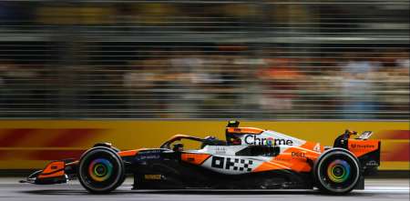 F1: Norris al frente y Colapinto fue P16 en el cierre de la actividad del viernes en Singapur