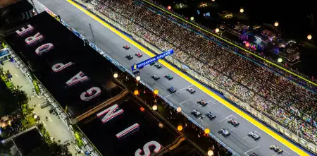 F1: Norris y Verstappen en primera fila; ¿Cómo quedó la grilla para el GP de Singapur?