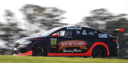 Fiat Competizione: Christian Romero festejó en la carrera sabatina en Concepción